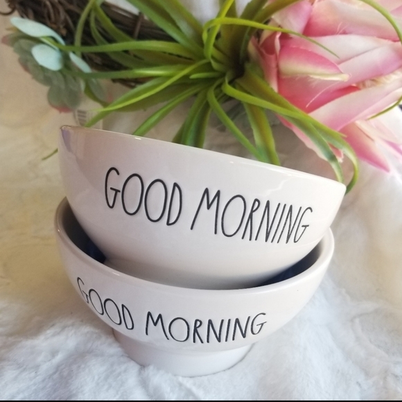 Rae Dunn Other - Rae Dunn GOOD MORNING Bowl Set of 2 NWT